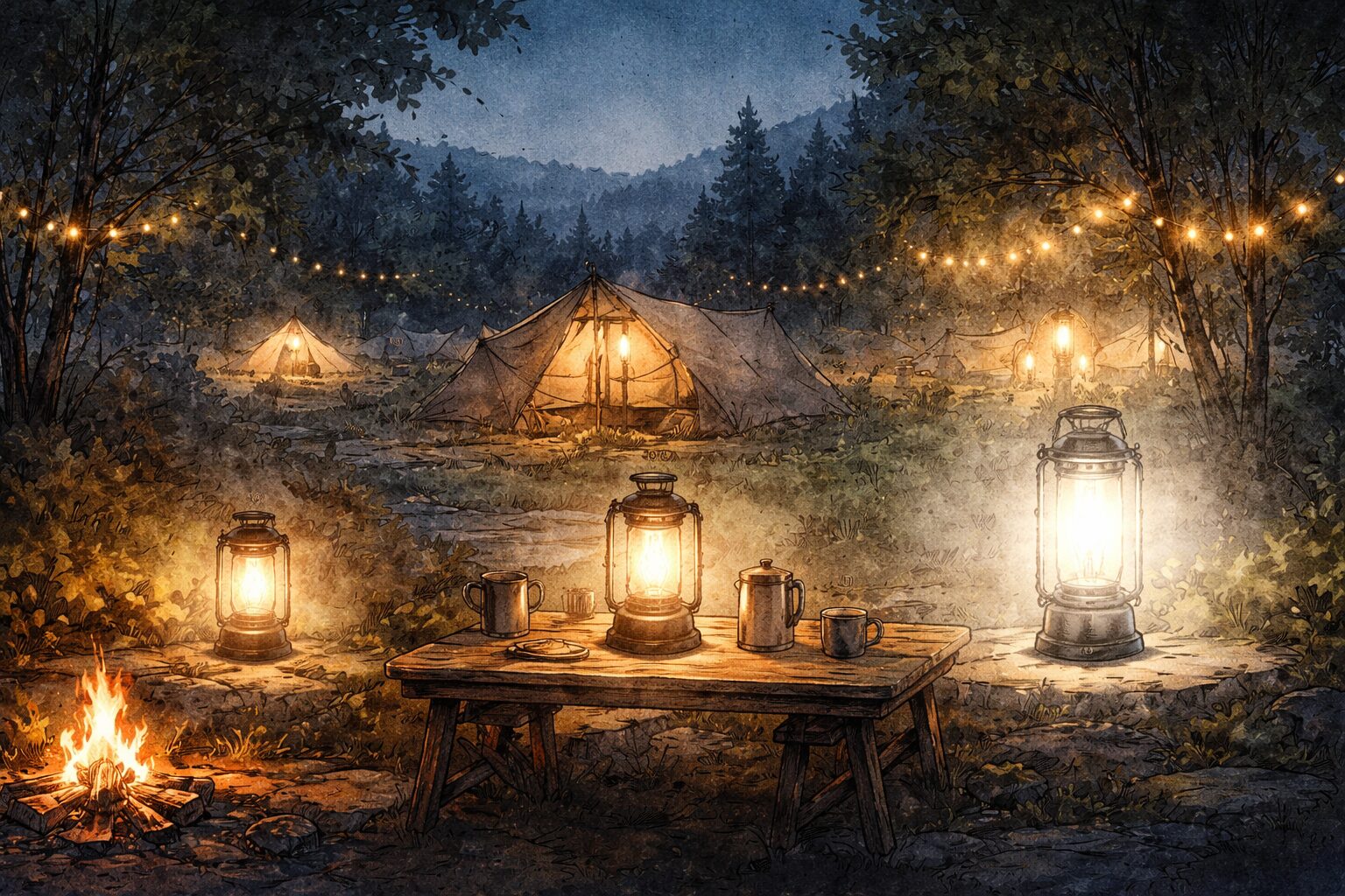 キャンプのランタンは何ルーメン