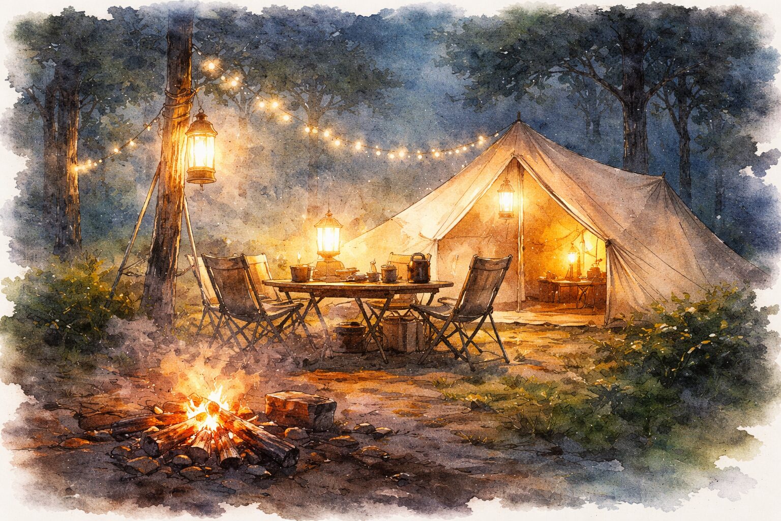 キャンプの夜が明るすぎるのはなぜ