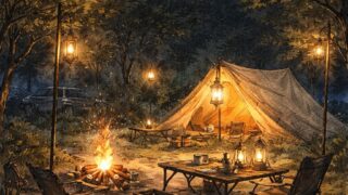 キャンプの夜が暗すぎる