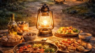 夜の食事を美しく