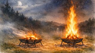 焚き火