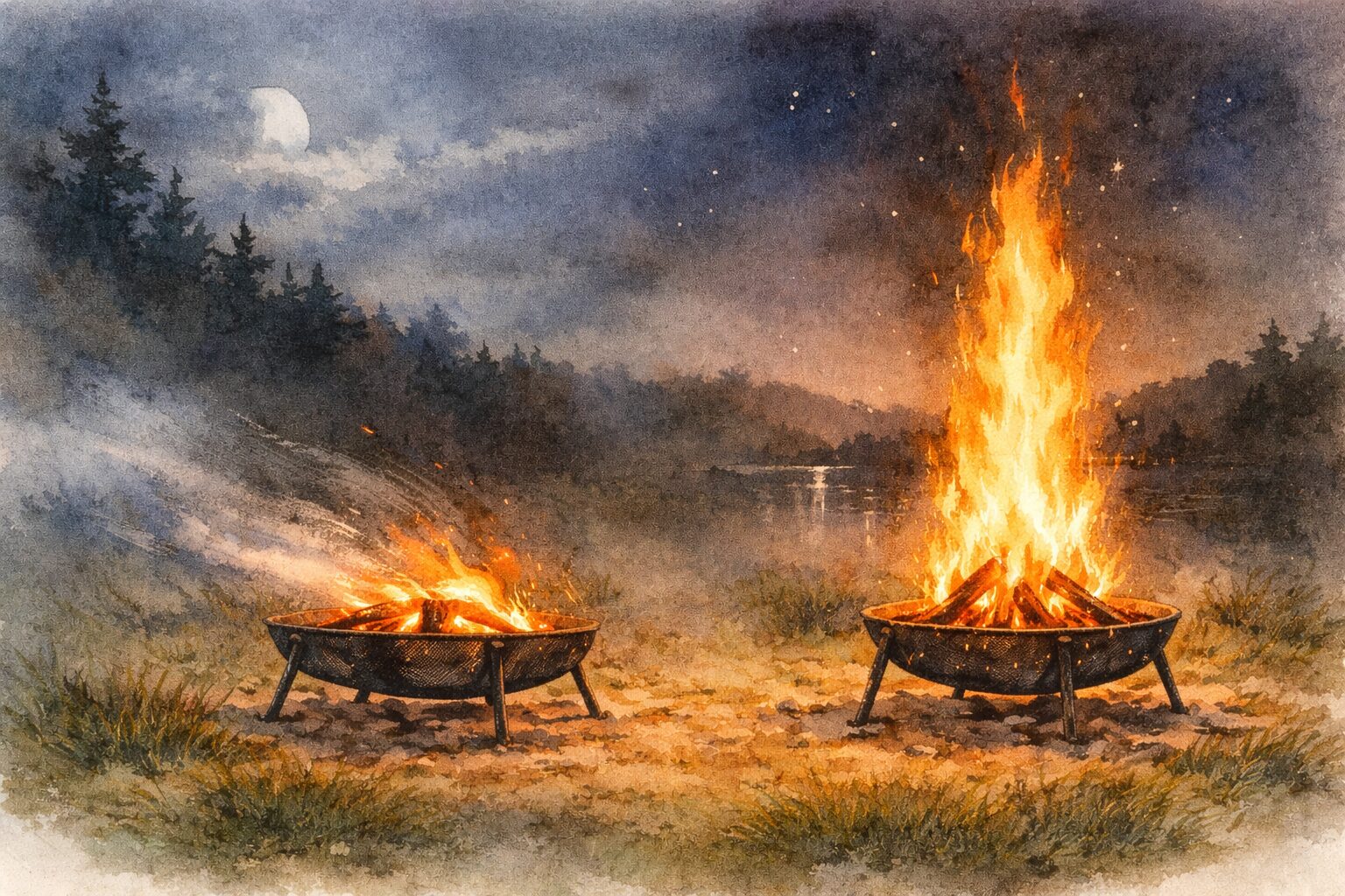 焚き火