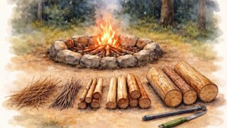 焚き火の火がすぐ消えるのは