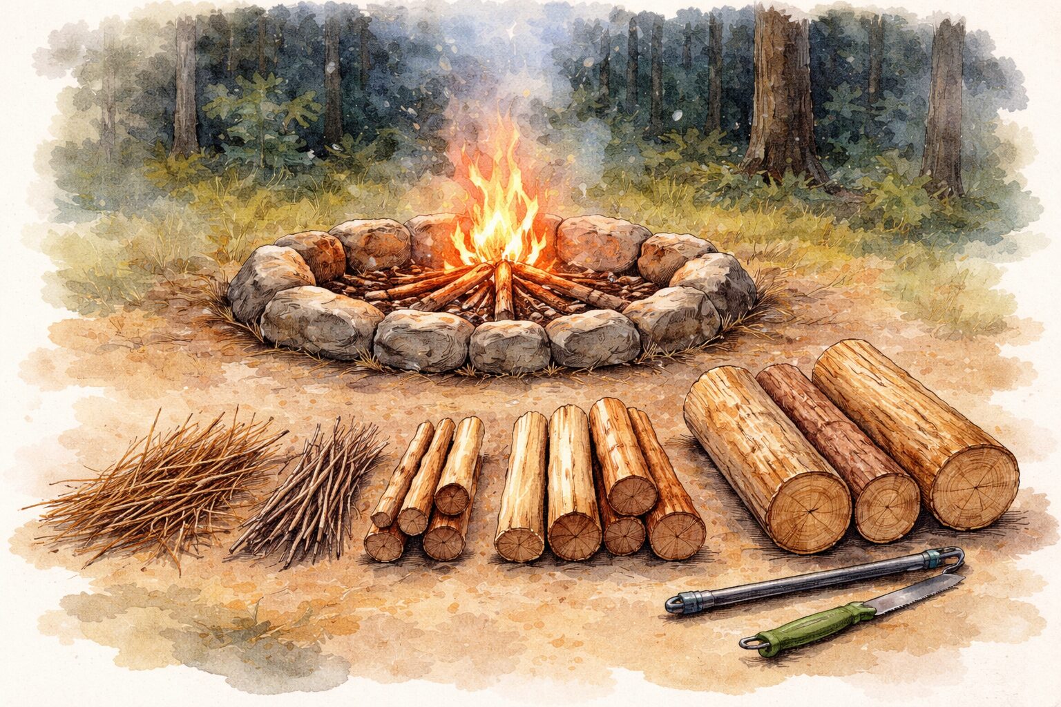 焚き火の火がすぐ消えるのはなぜ?