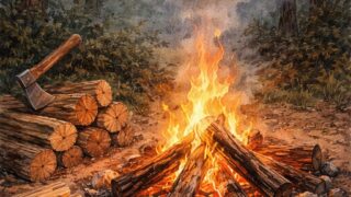 薪の材と含水量