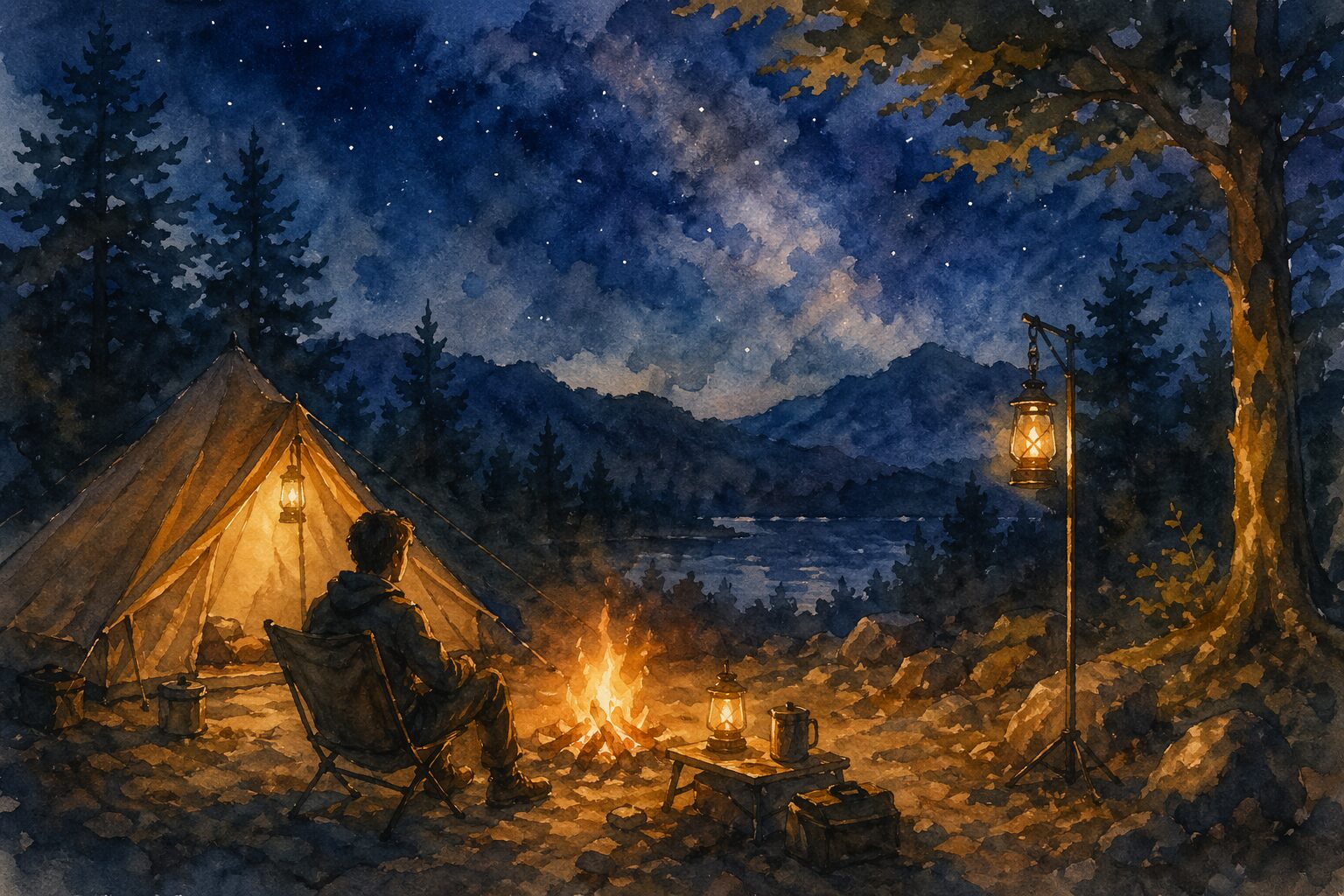 光の角度がつくる夜の密度