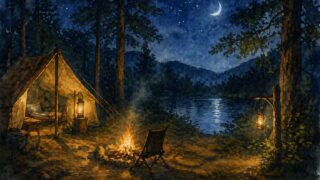 光の高さと夜の奥行き