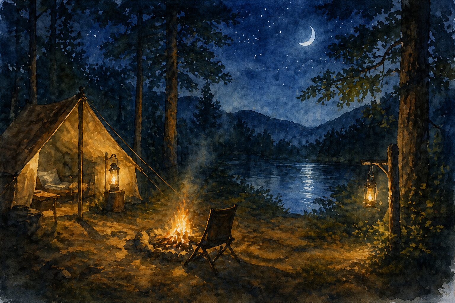 光の高さと夜の奥行き