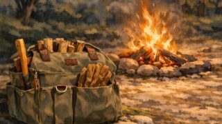 薪バッグで変わる火の育ち方