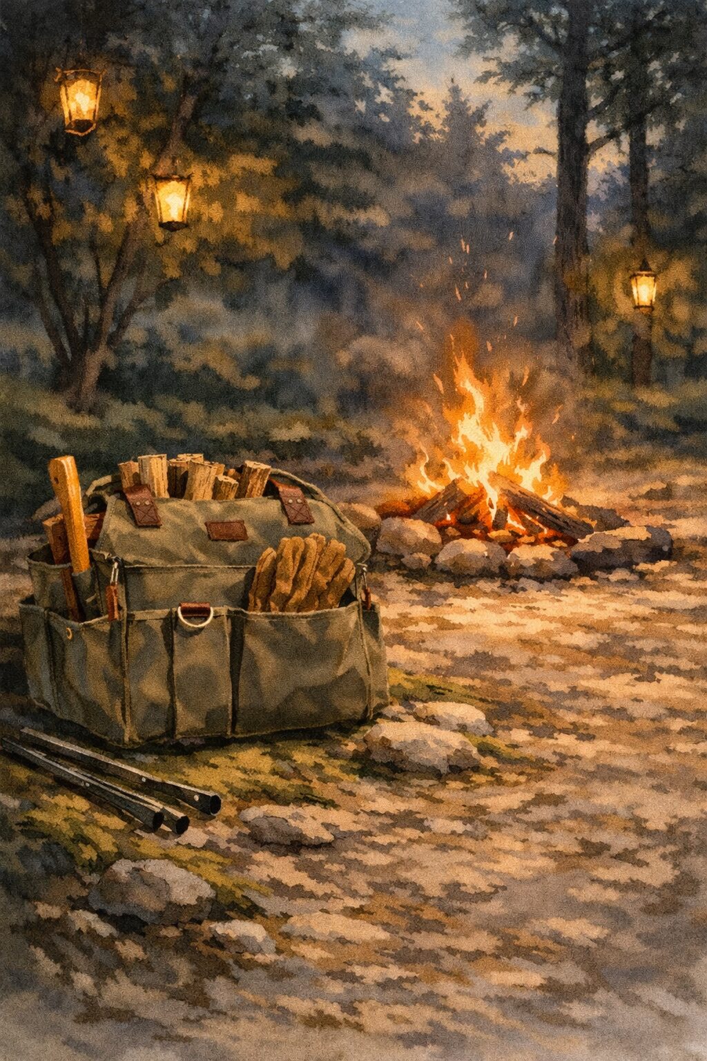 薪バッグで変わる火の育ち方