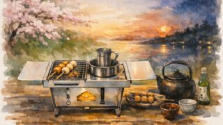 野燗炉とミニグリル