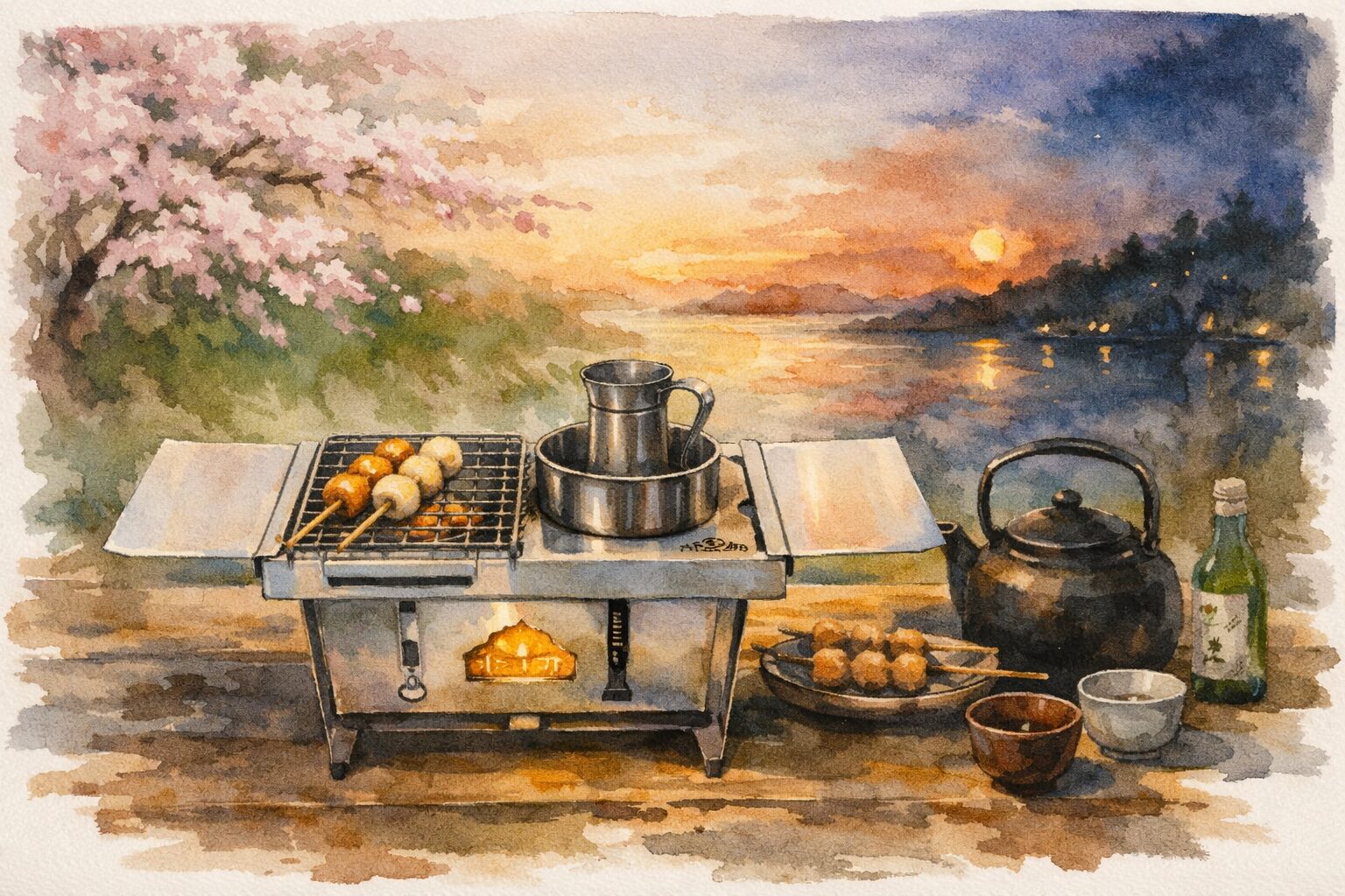 野燗炉とミニグリル